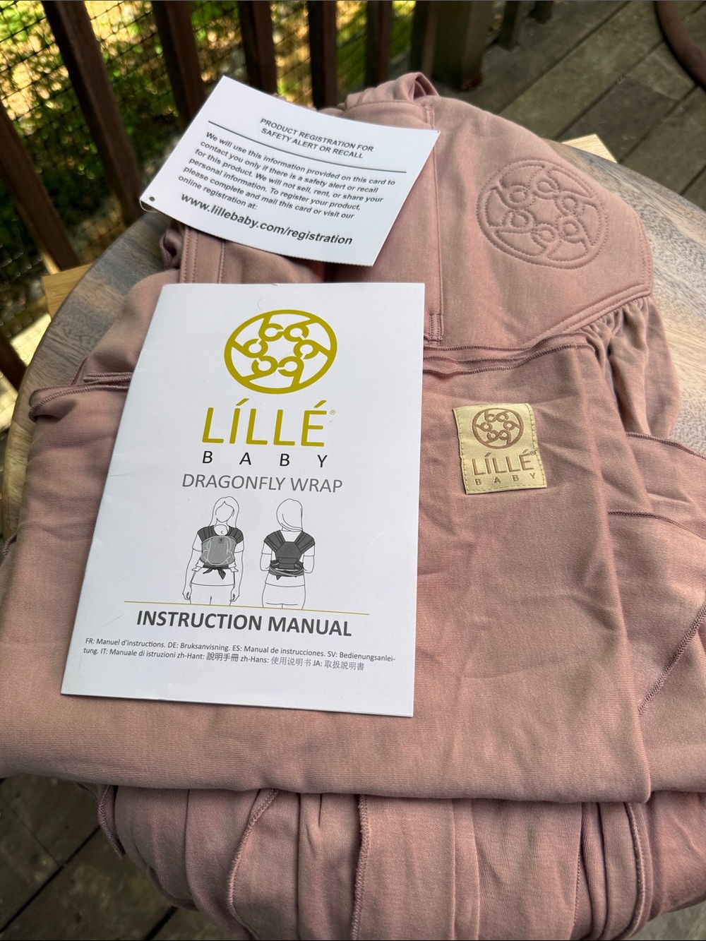 LÍLLÉbaby Dragonfly Wrap - Dusty Rose